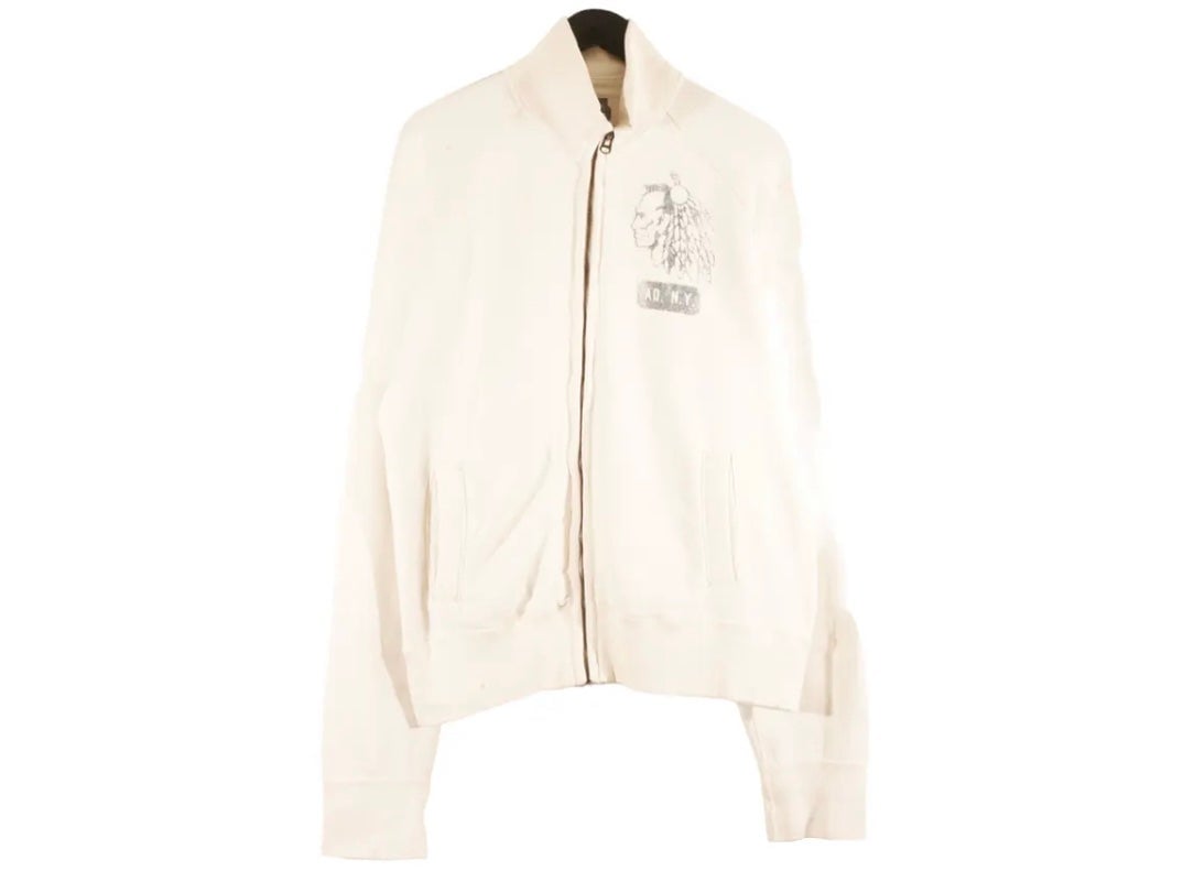 Abercrombie & Fitch® New York Fleece Full-Zip Chief Jacket in Sail - XL *BNWOT