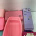 Vintage Mixed Preowned LOT Barbie Pink Furniture Bathtub Accessories Couch