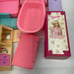Vintage Mixed Preowned LOT Barbie Pink Furniture Bathtub Accessories Couch