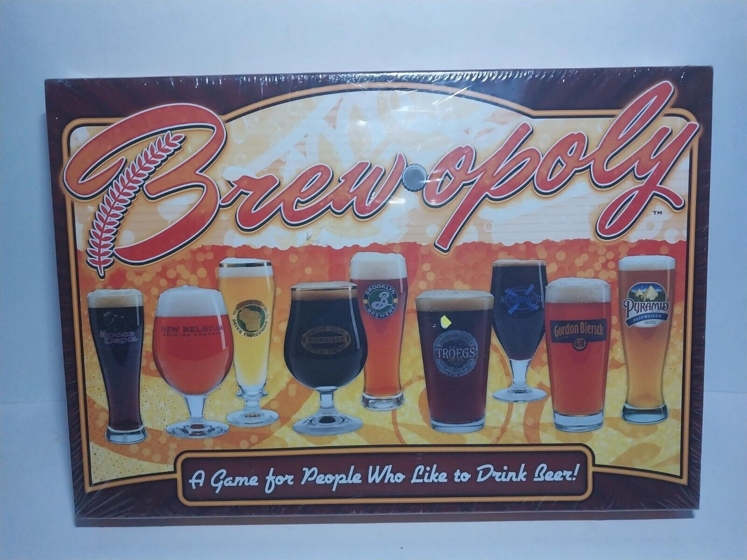 Brew-Opoly Board Game by Late For The Sky - NEW Sealed Made In USA
