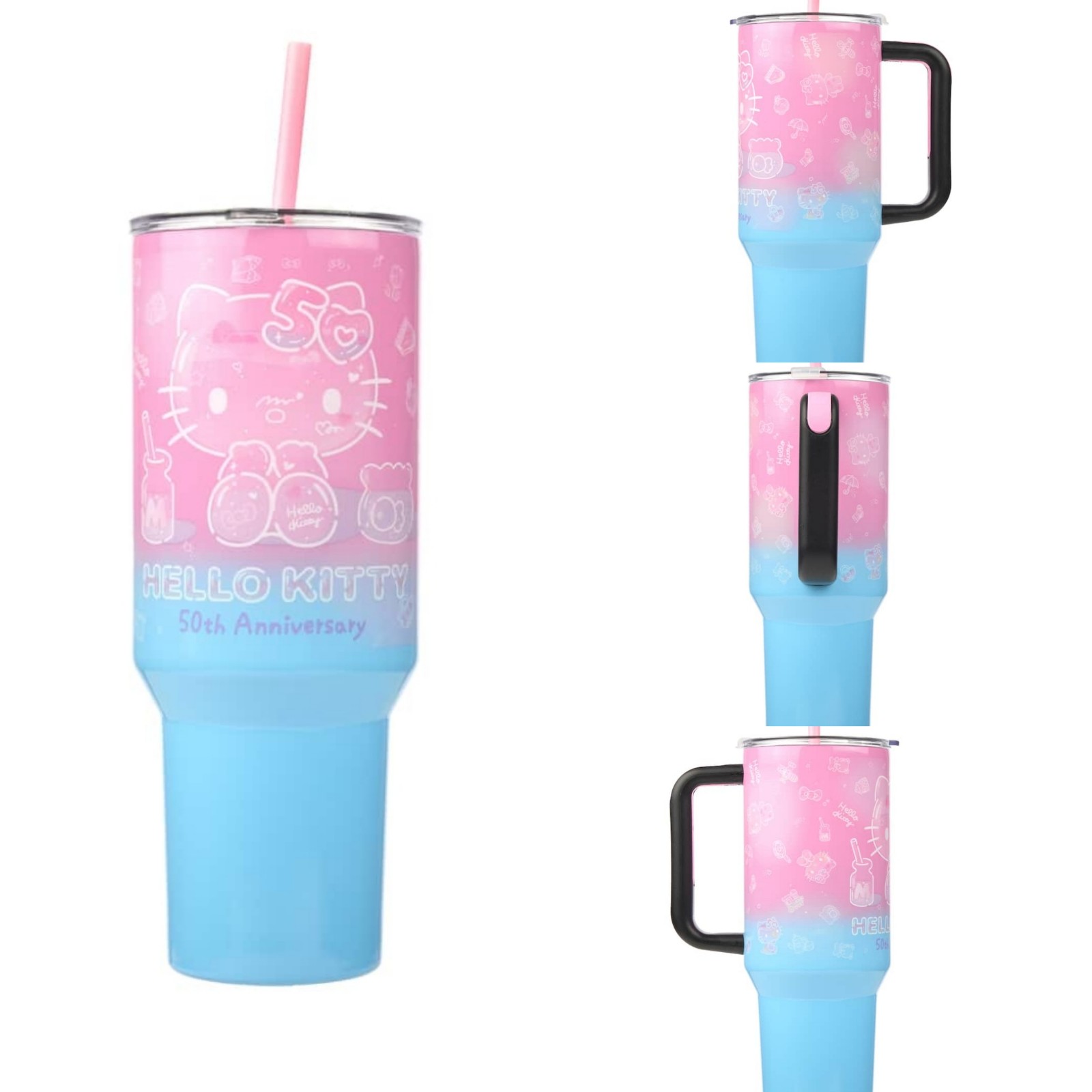 Sanrio- (2)Hello Kitty 50th Anniversary Tumblers
