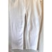 J Crew Women Mid Rise Flare Crop Jeans 32 Raw Hem Stretch White Travel