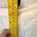 J Crew Women Mid Rise Flare Crop Jeans 32 Raw Hem Stretch White Travel