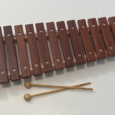 Playme Wooden Xylophone 12 Keys Musical Toy with Mallets
