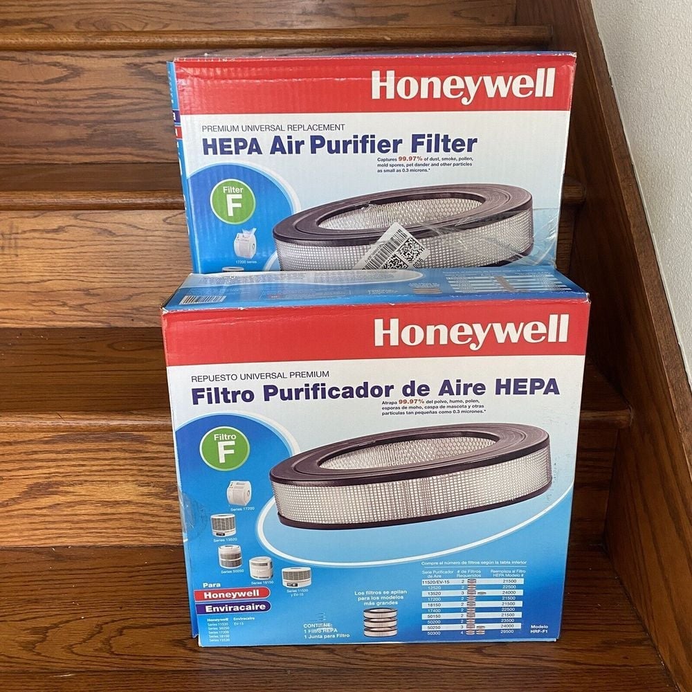 Set of 2 Honeywell HRF-F1 Premium Universal Replacement Filters New In Open Box