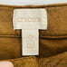 Chico's Faux-Suede Worn Luggage Slim Ankle Pants Carmel Mottled Brown Size 0P