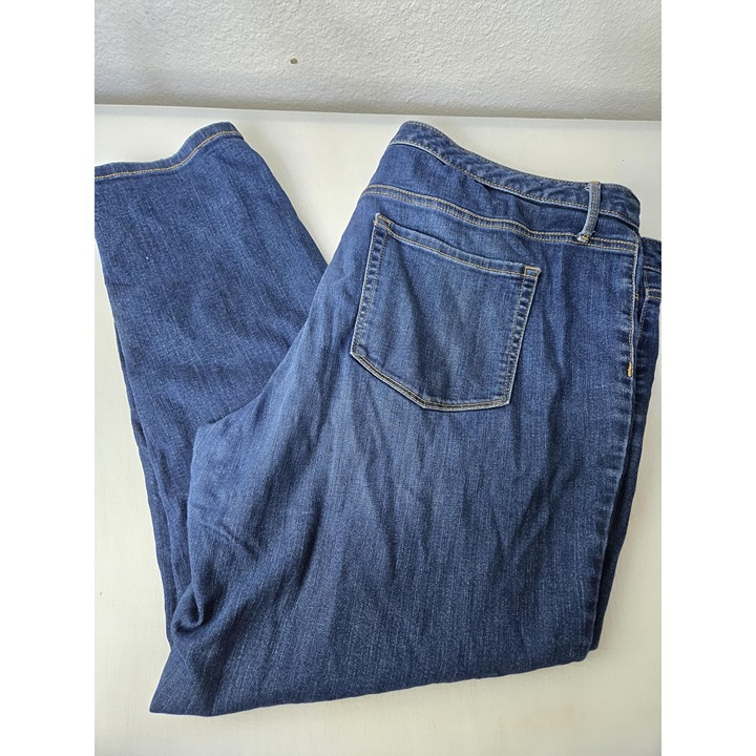 Ava & Viv Jeggings Womens 22W Blue Stretch Denim Jeans Power Stretch Plus Size