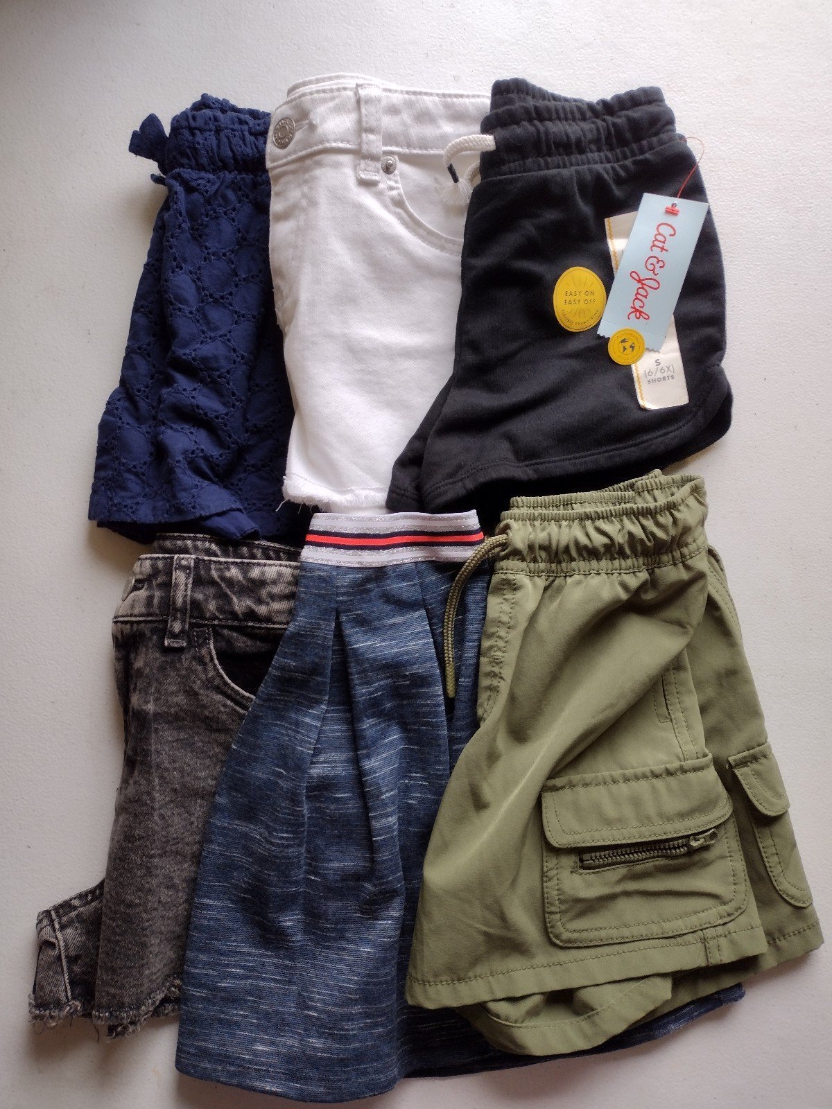 Cat & Jack girls shorts bundle size 6/6x