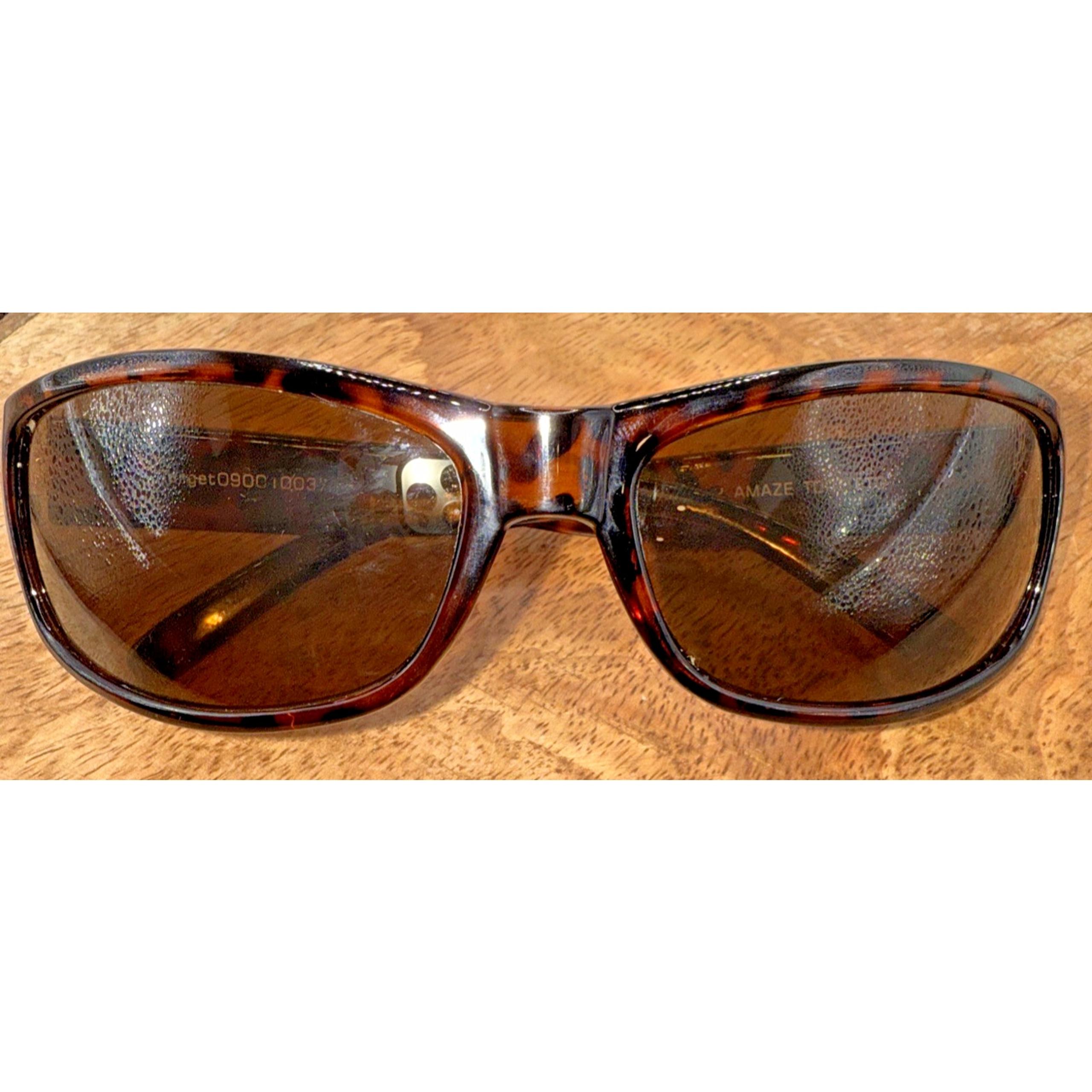 Target Amaze Tortoiseshell Sunglasses Brown Lenses Women's Rectangular Frame