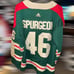 JARED SPURGEON MINNESOTA WILD JERSEY SIZE LARGE