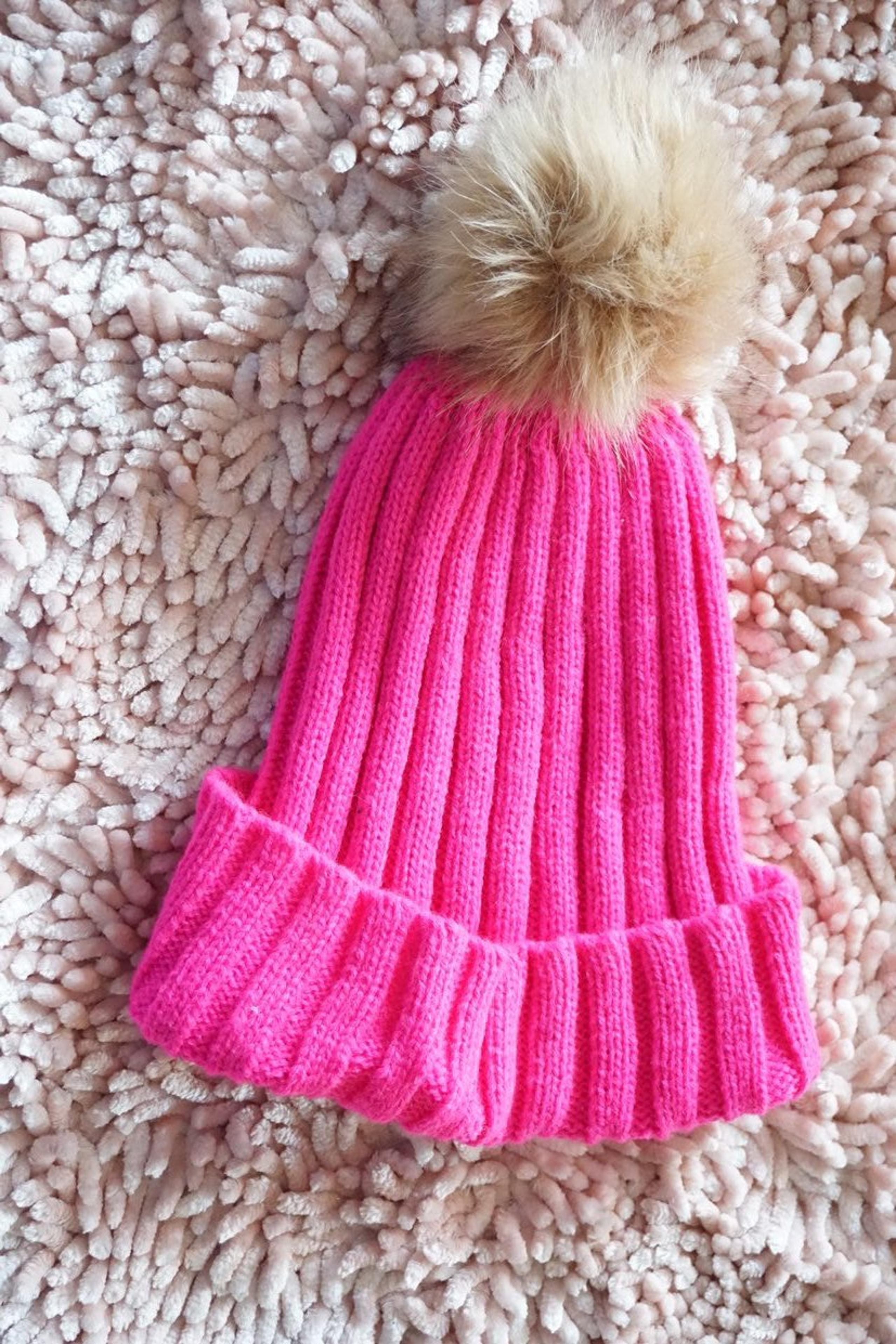 Hot Pink Winter Hat
