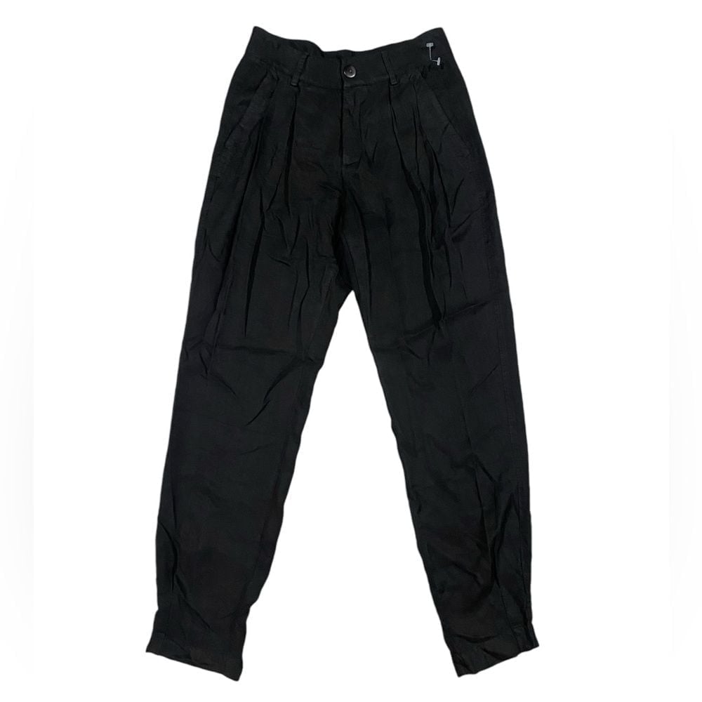 Burning Torch NWT Anthropologie Workwear Black Pants Trousers XXS