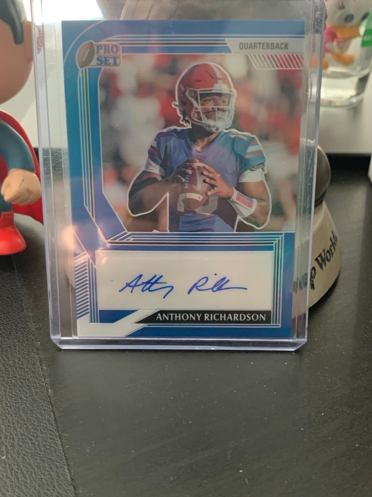 2022 Leaf Pro Set Metal Blue Anthony Richardson Auto RC /35 Florida Gators Colts