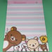 Vintage 2011 San-X Rilakkuma I Love Gohan letter pad kawaii stationery