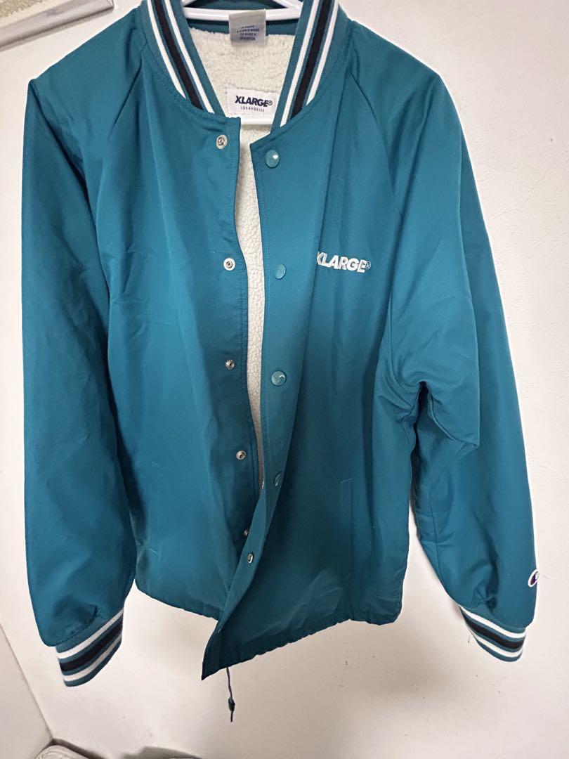 XLARGE Teal Varsity Jacket M
