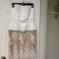 Elegant strapless dress 6