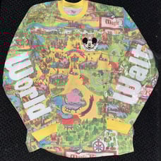 Disney World 50th Anniversary Magic Kingdom Map Spirit Jersey Shirt Adult XL