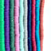 30 Strands Fimo Clay Heishi Disk Beads