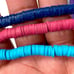 30 Strands Fimo Clay Heishi Disk Beads
