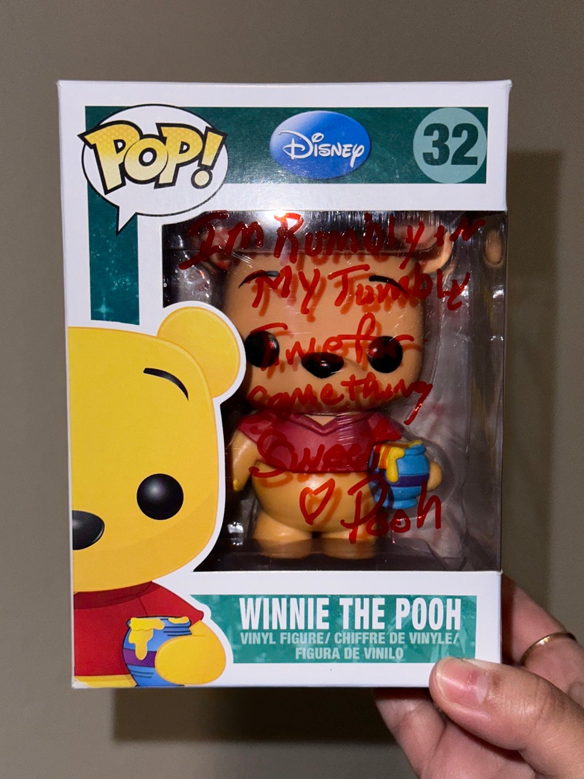 Winnie the Pooh Funko #32 Autograph