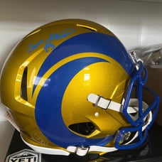 Cam Akers signed Authentic Lunar Helmet Beckett Certified