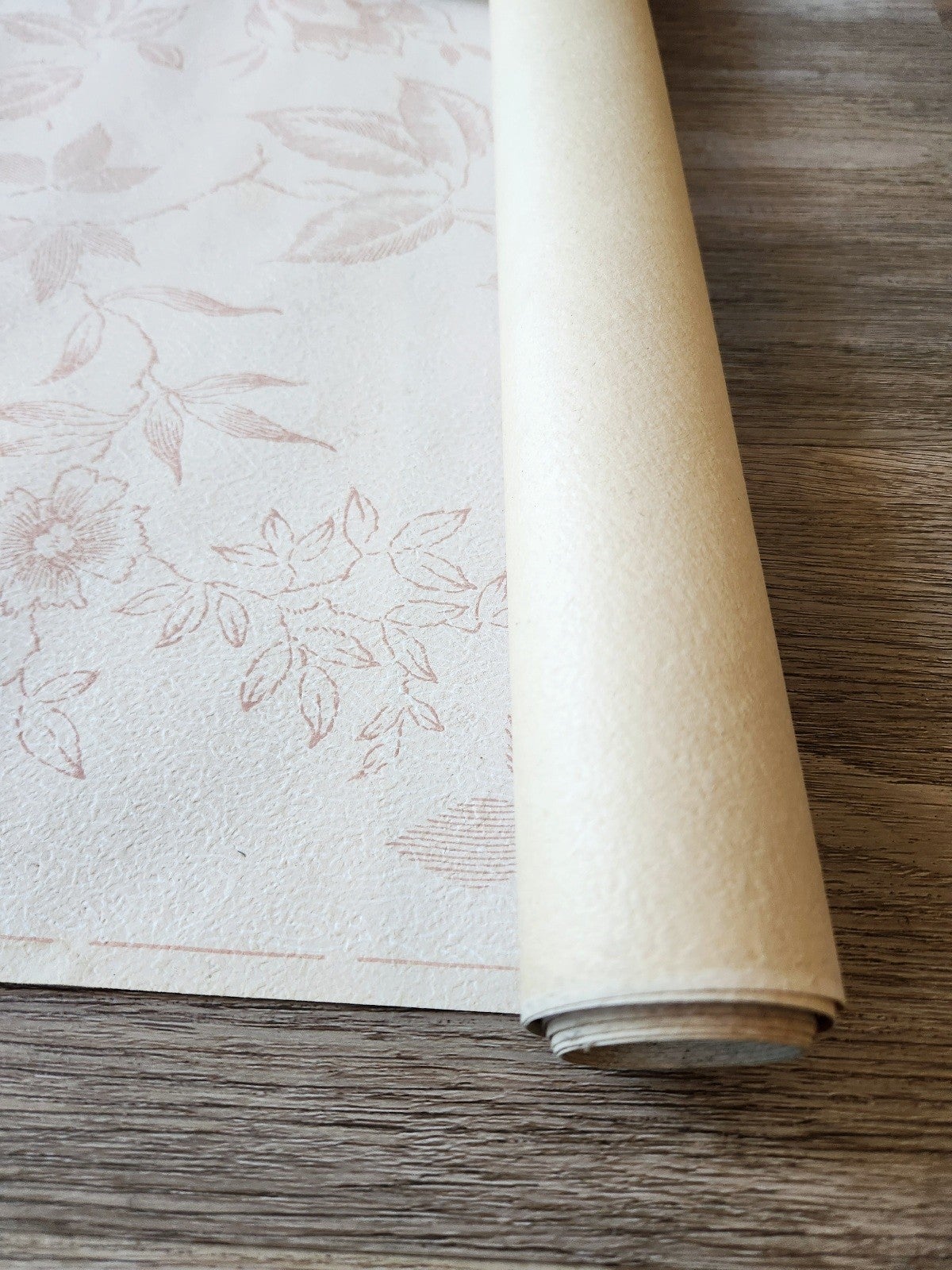 Antique Roll Of French Wallpaper