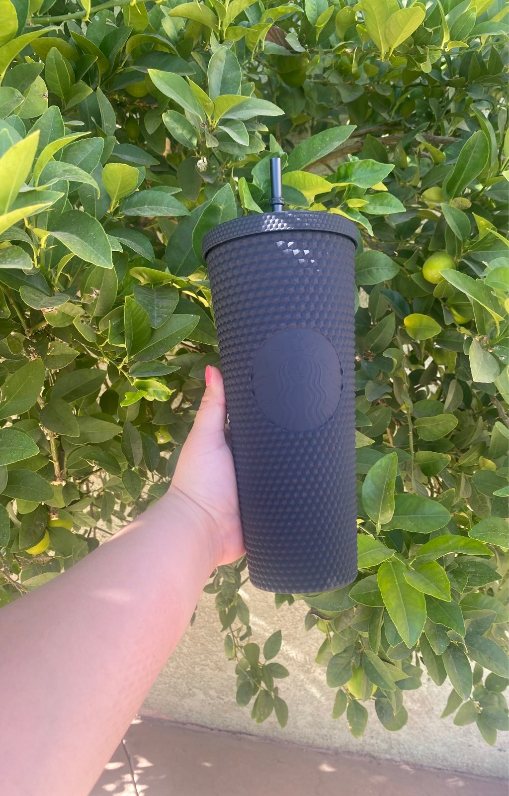 Starbucks tumbler studded