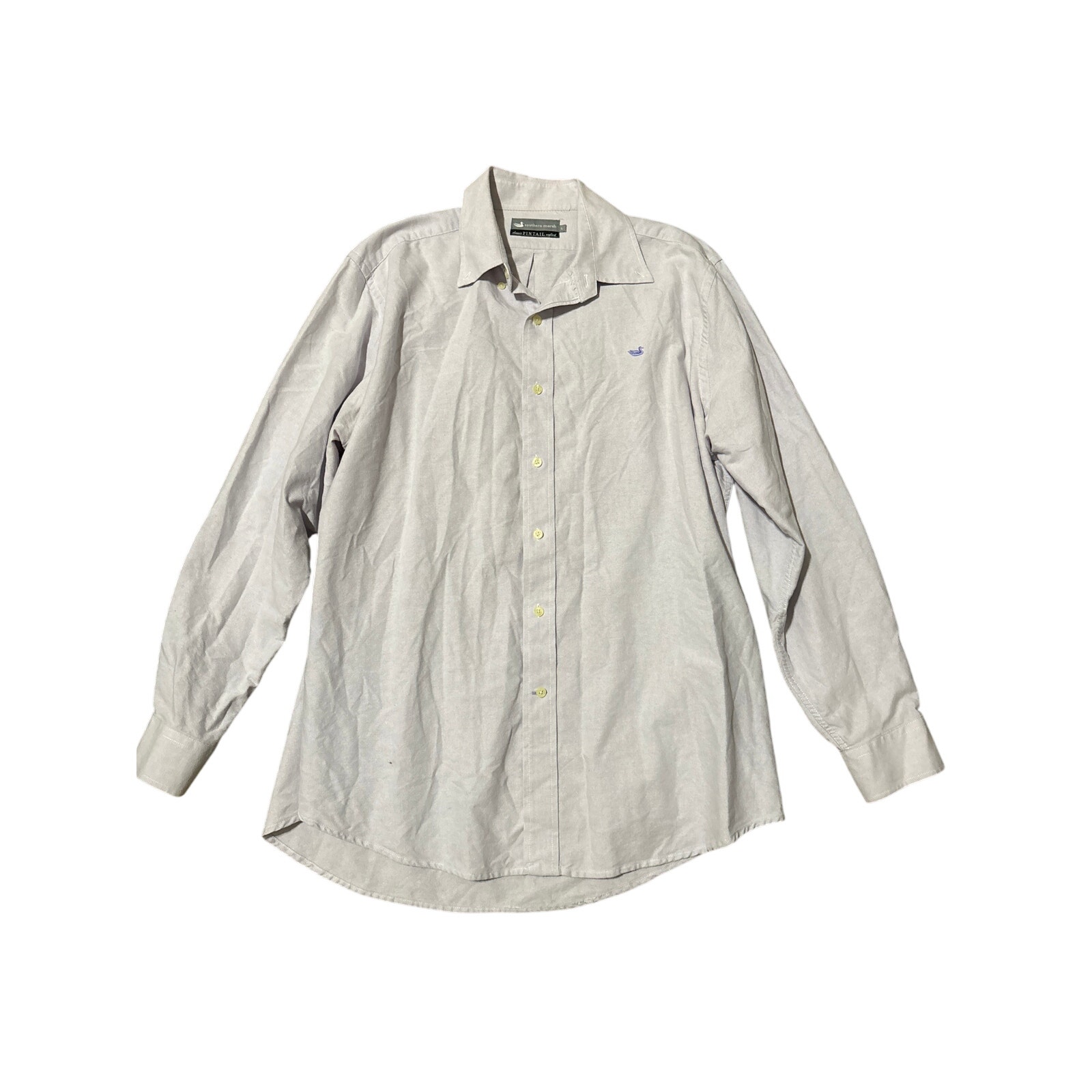Southern Marsh Classic Pintail Oxford Button Down Top Shirt L