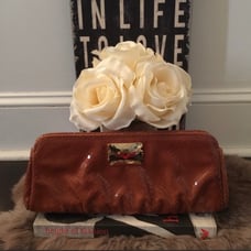 Lauren Merkin Snake Skin Clutch