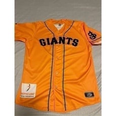 SJ Giants Size 48 San Jose Orange Jersey MILB Nephcure Kidney International Men