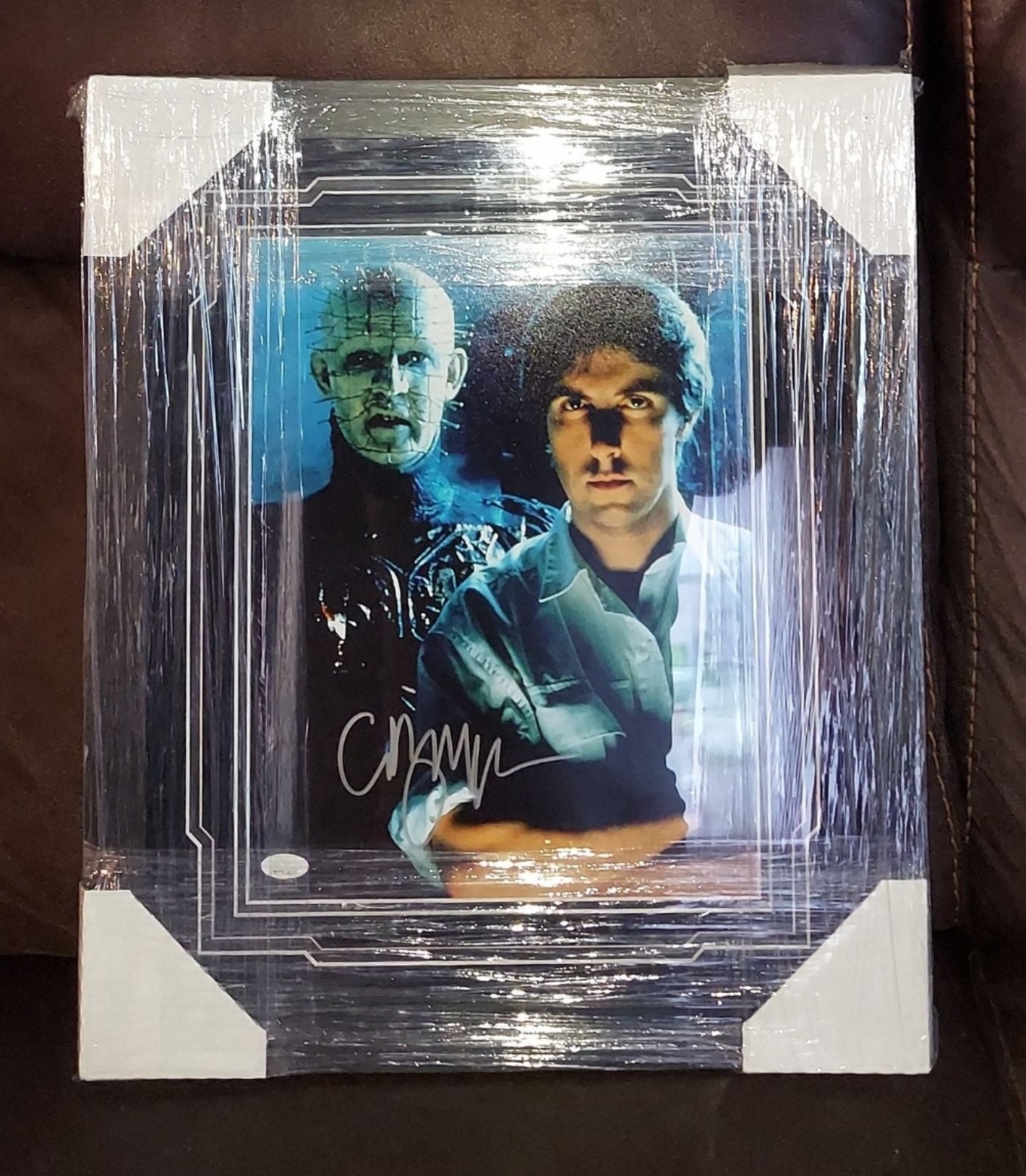 Clive Barker autographed and framed 11x14 JSA Witness COA