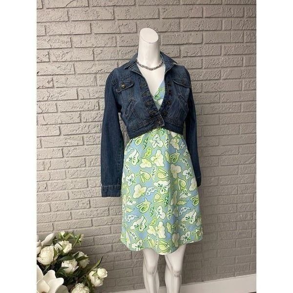 L.e.i Cropped Denim Jacket Size S (Juniors)