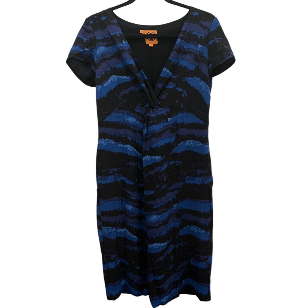Tory Burch Kaoy Landscape Silk Dress Size 6