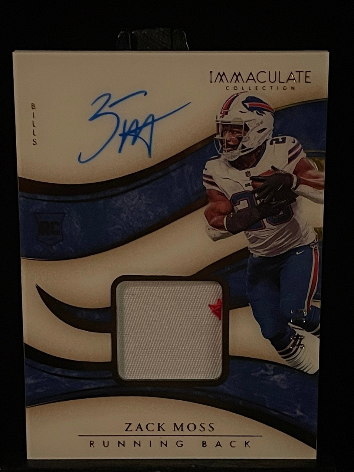 Zack Moss 2020 Panini Immaculate RPA