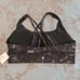Lululemon Energy Bra Long Line Aquila Black Multi Women Size 12