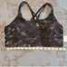 Lululemon Energy Bra Long Line Aquila Black Multi Women Size 12