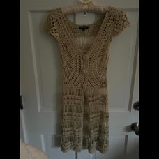 Chaudry Women's Crochet Dress - Bohemian Chic!