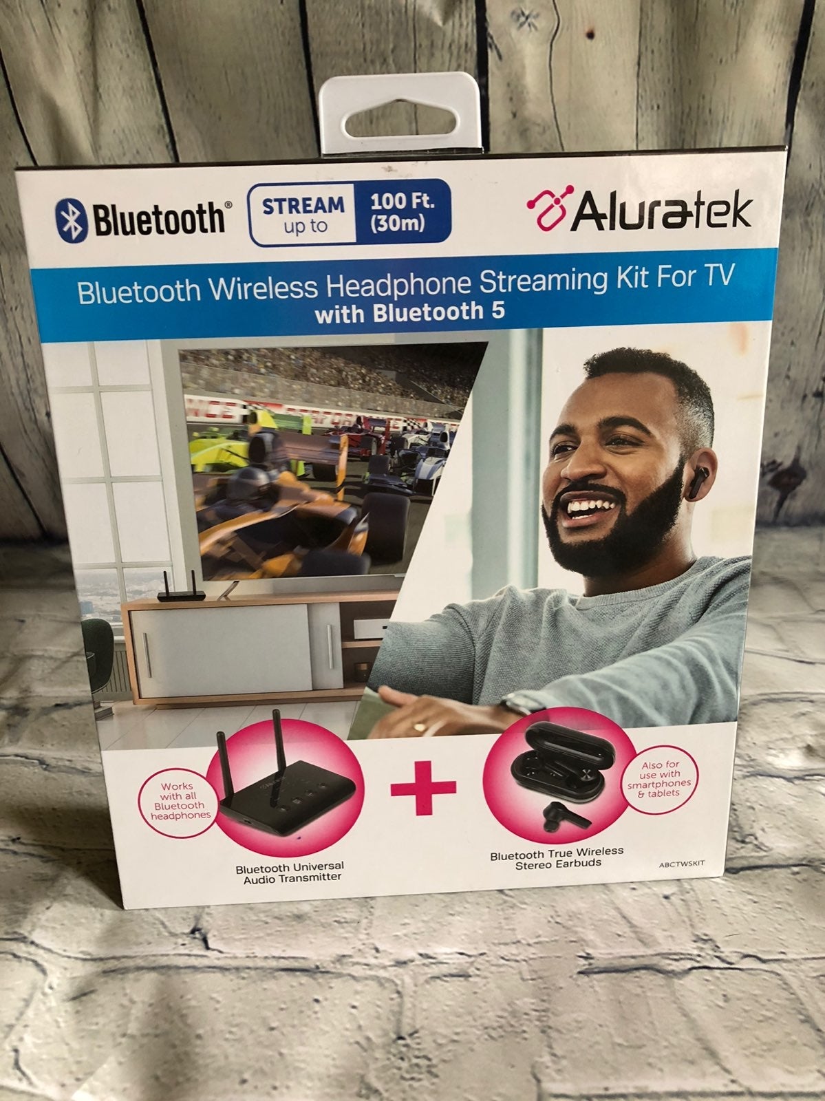 Aluratek wireless headphone bluetooth st