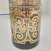 Vintage Gold and Black Scroll on Smoke 2 Old Fashioned Glasses Drinkware