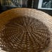 Vintage Basket Round Willow Wicker shallow dish 16”