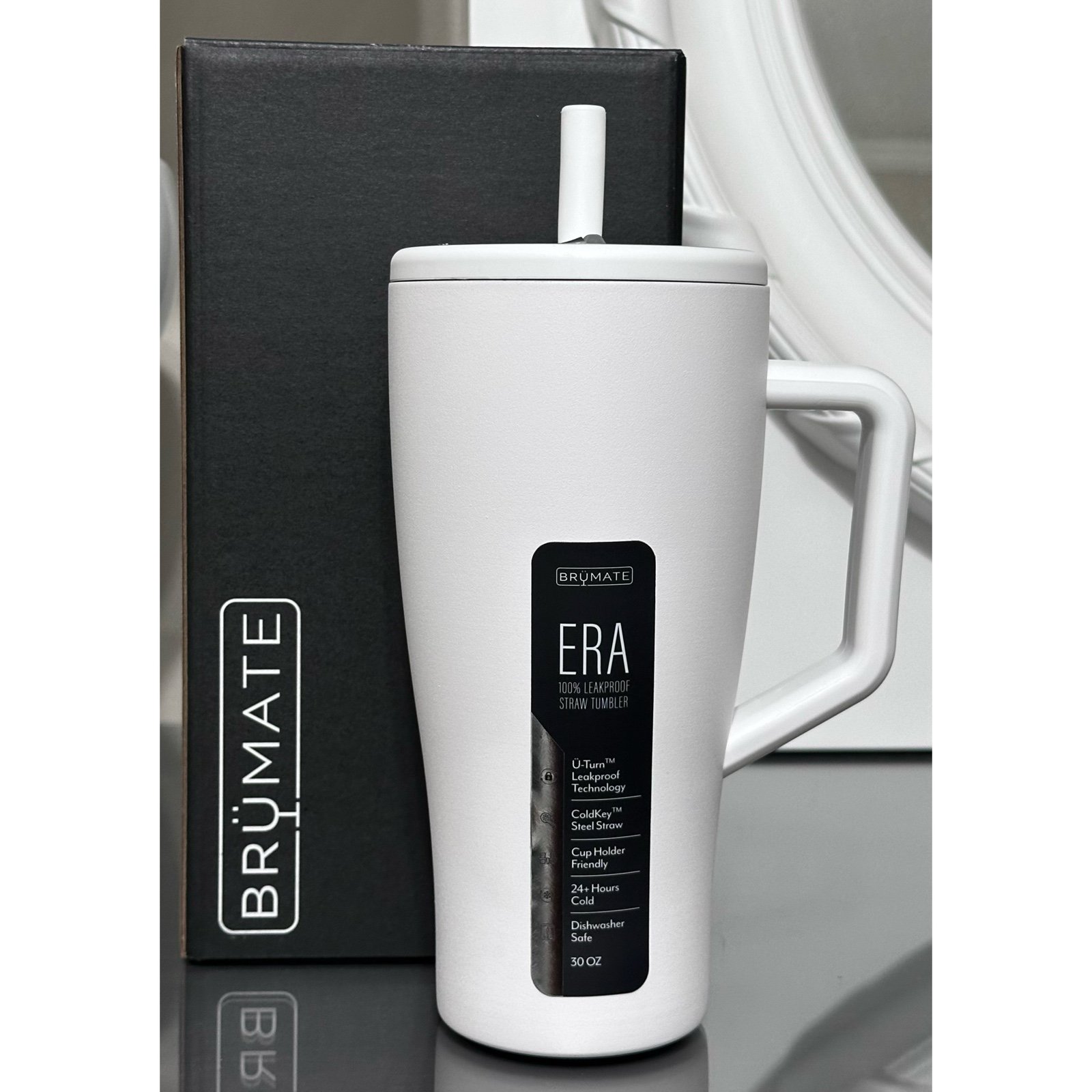 LIMITED EDITION BruMate 30oz Era, MATTE WHITE