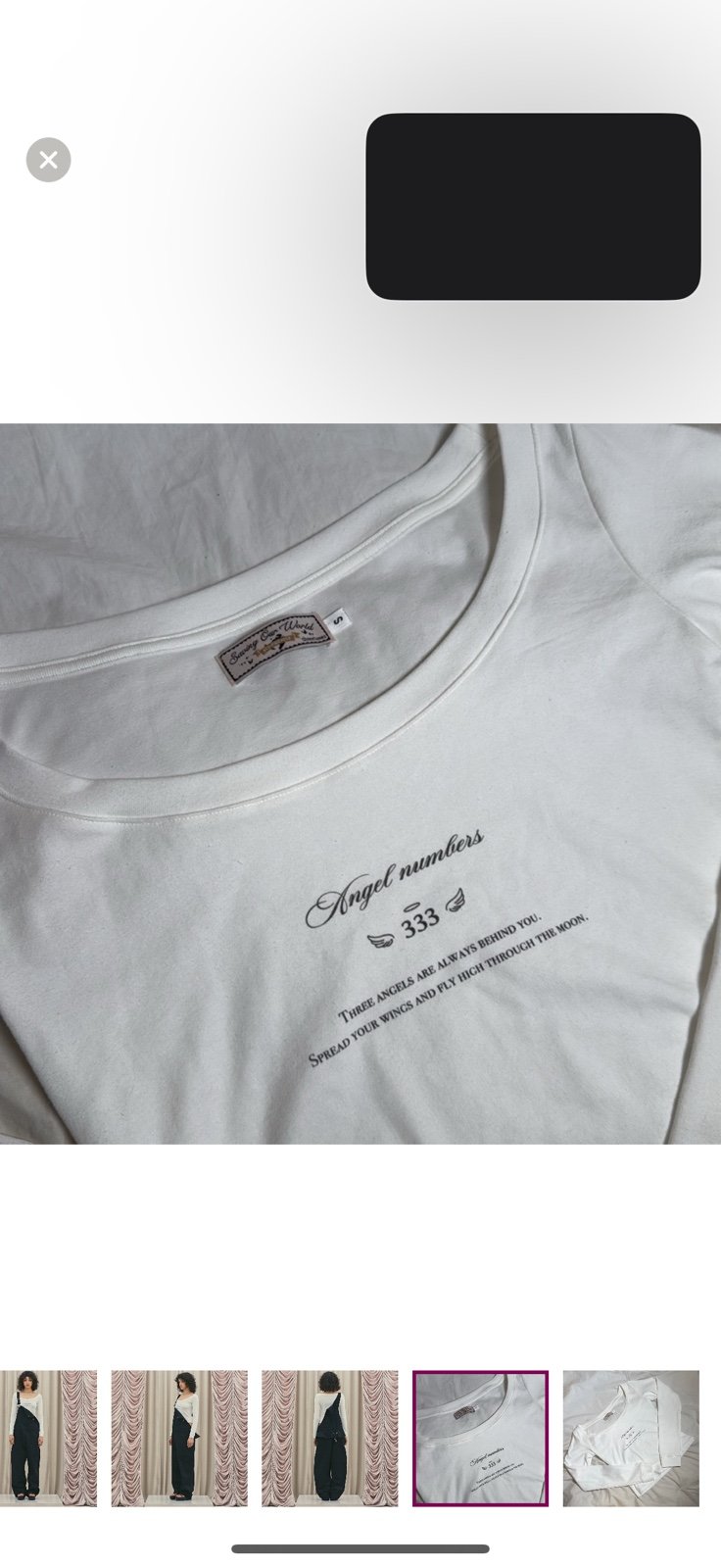 threetimes ♥ 333 Angel tee /追跡付 threetimes】 333 Angel tee /追跡付 (threetimes/Tシャツ