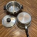 VTG Saladmaster Double Boiler Insert, Strainer/Steamer & Lid 8”