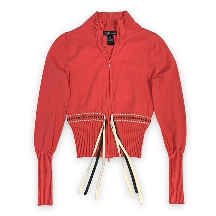 Vintage Y2k Takeout Zip Up Sweatshirt