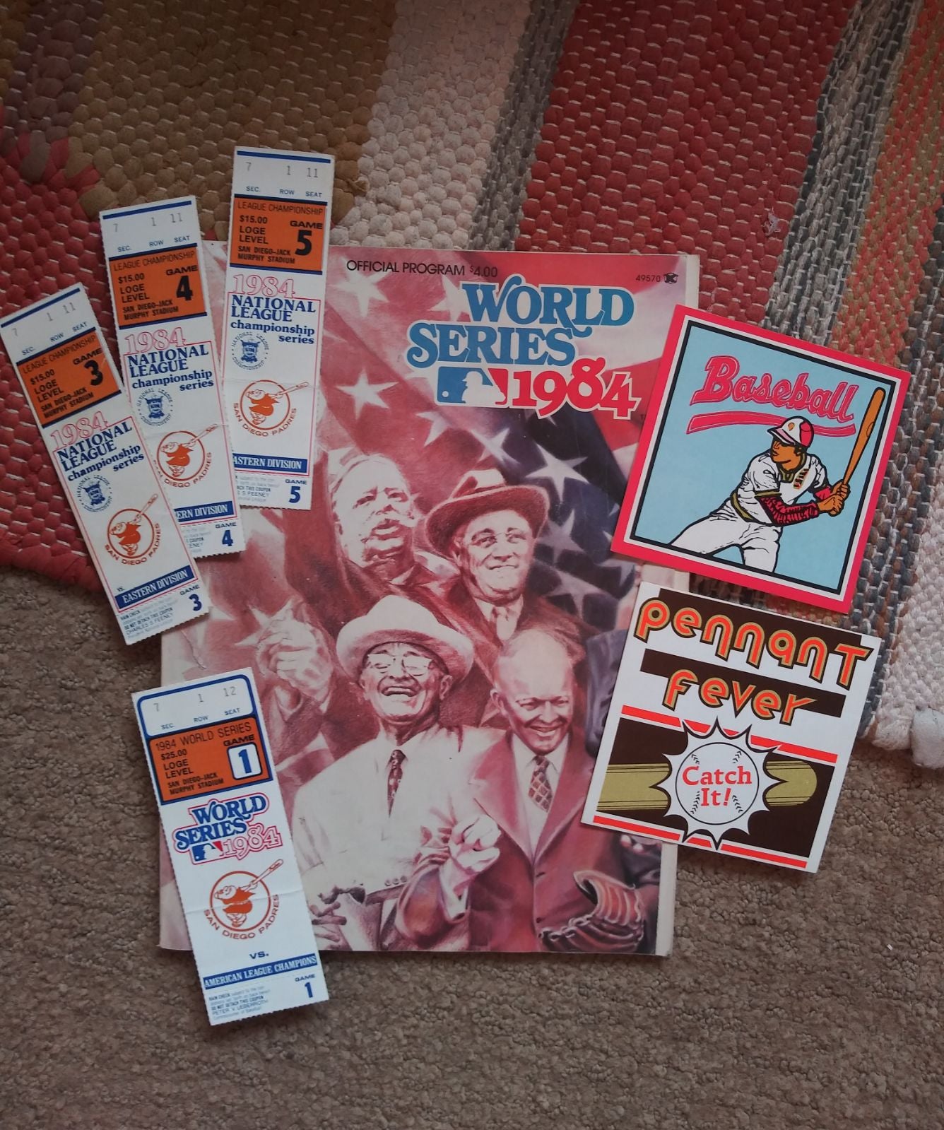 Rare Lot! 1984 World Series Must See!