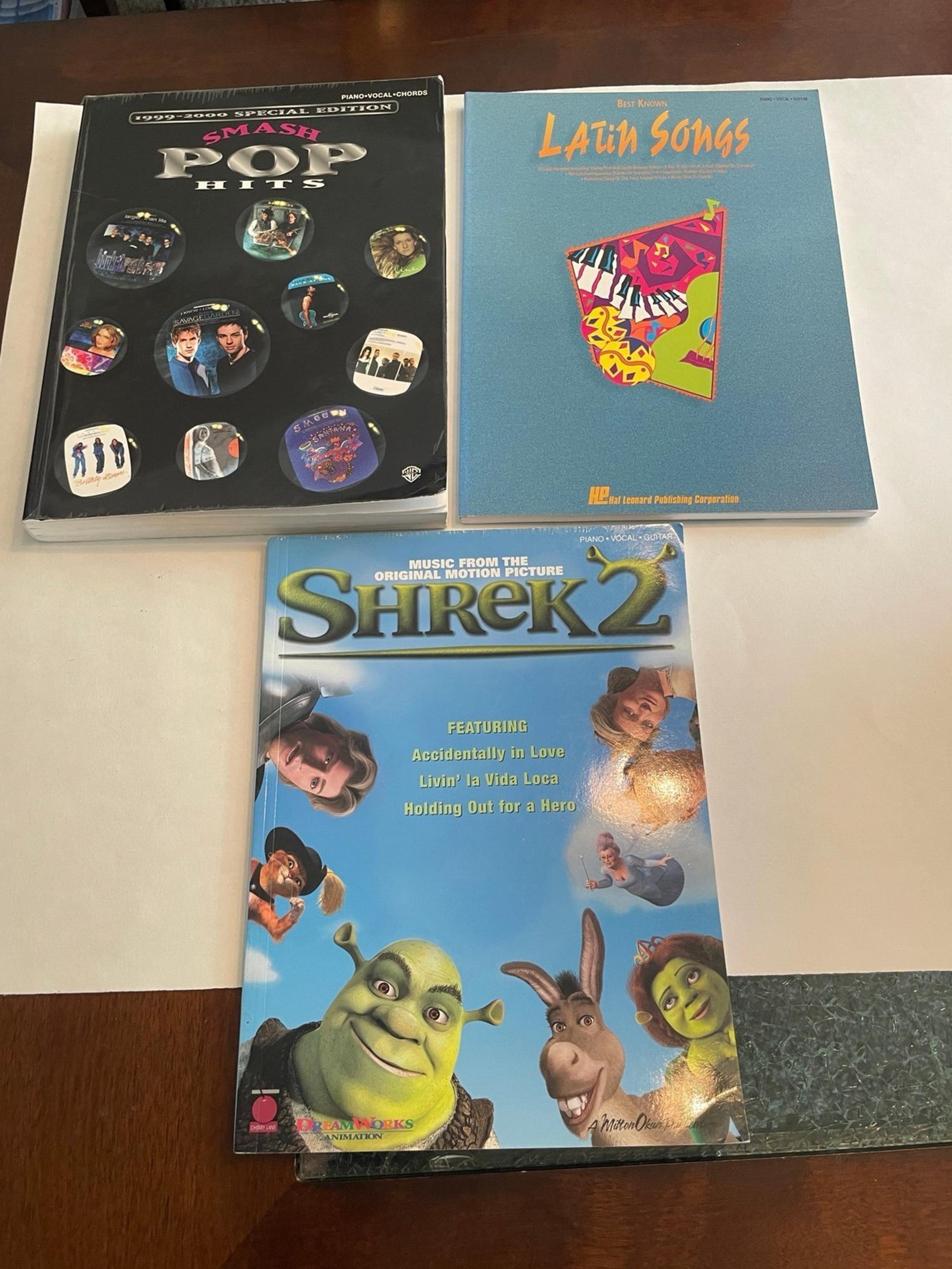 Shrek, Latin Songs, & Smash Pop Hits Bundle