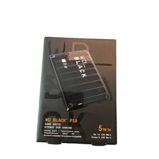 WD_Black 5TB P10 Portable Game Drive - External HDD WDBA3A0050BBK-WEWM