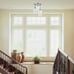 Globe Electric Anne y 3 Light Flush Mount Fixture