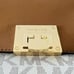 MICHAEL KORS Tina Vanilla Acorn Leather Medium Flap Shoulder Bag