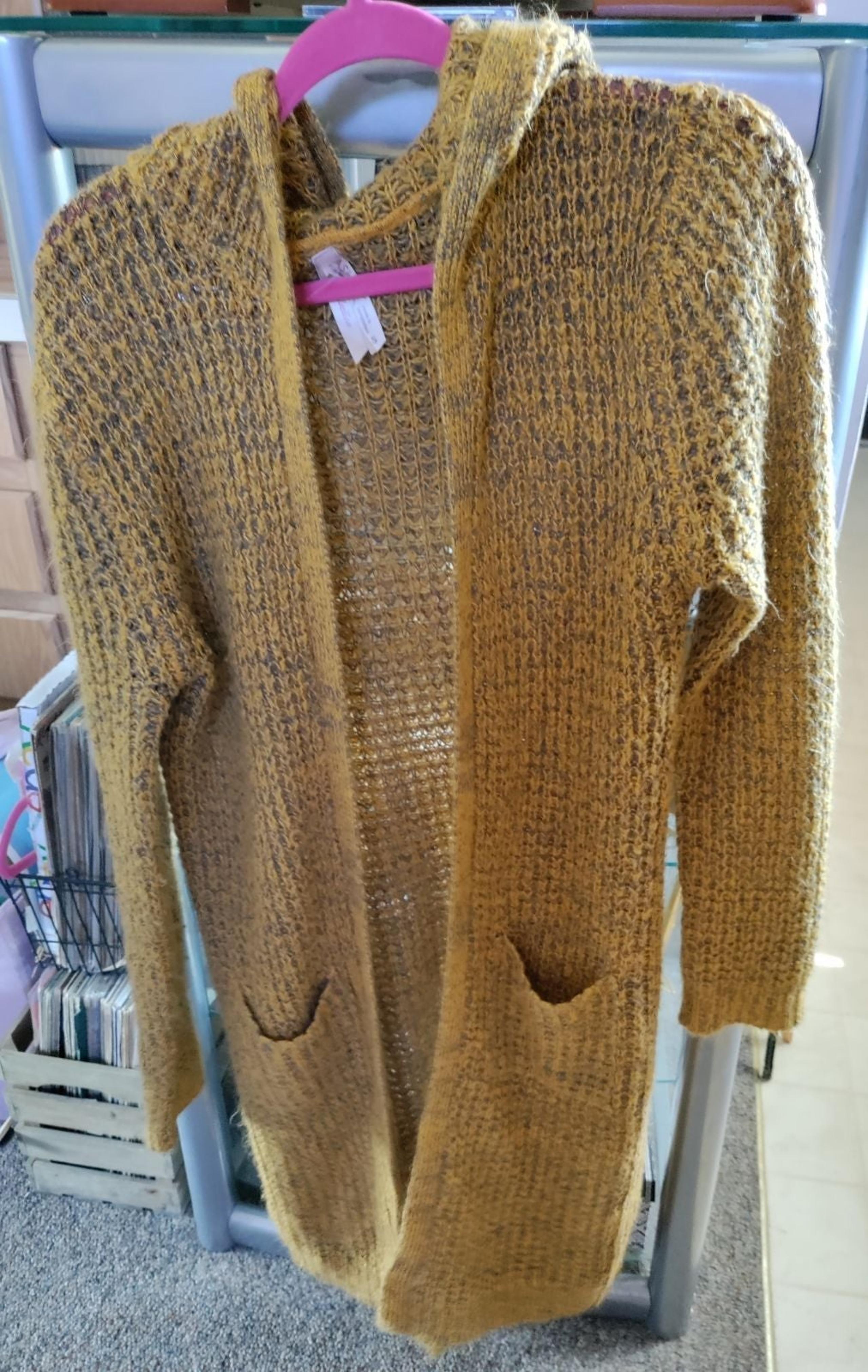 Chunky Knit Cardigan Sweater Size S Ashley by 26 WARM CLEARANCE